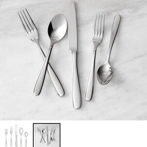 Pottery Barn Silver Flatware Set